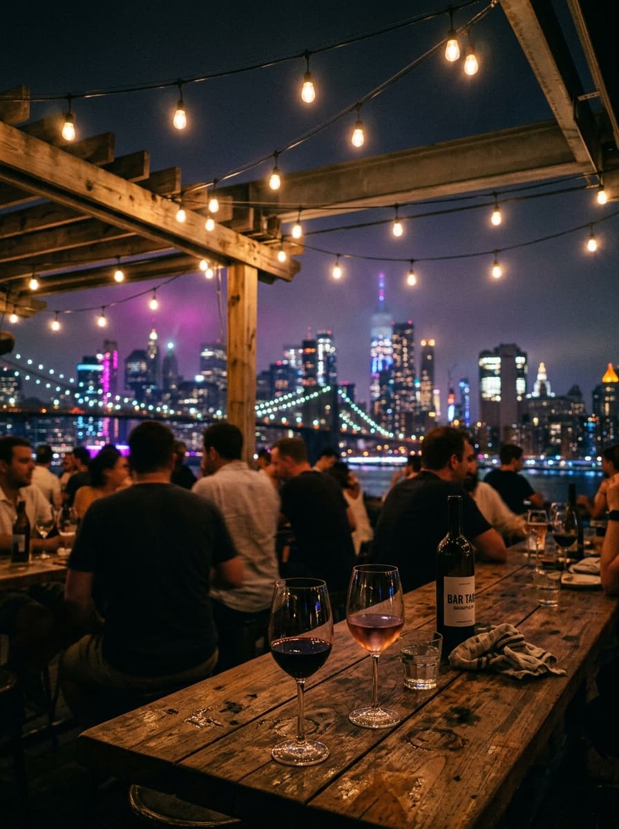 Rooftop nights — Brooklyn