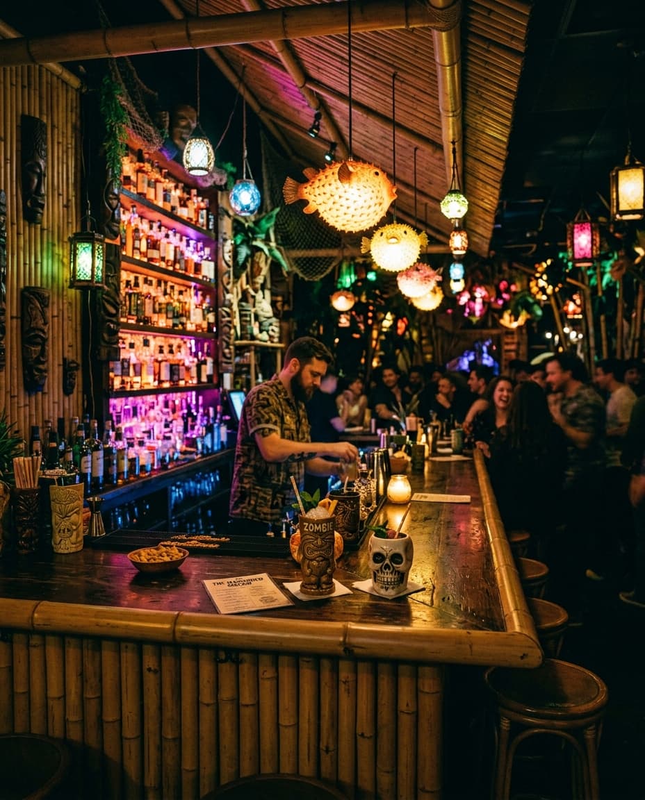 Smuggler's Cove — Tiki bar / hidden basement / late night