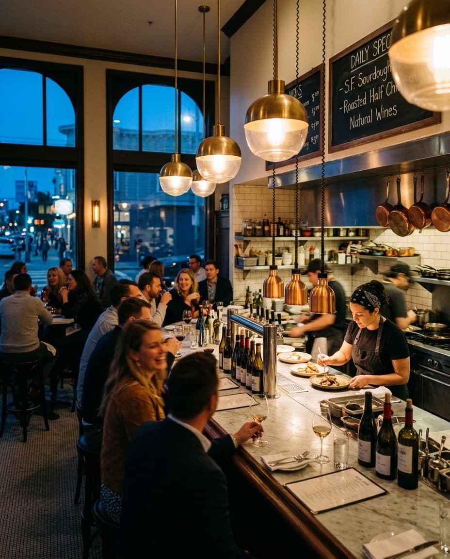 Tempest Bar & Box Kitchen — Neighborhood favorite / open kitchen / great wine list