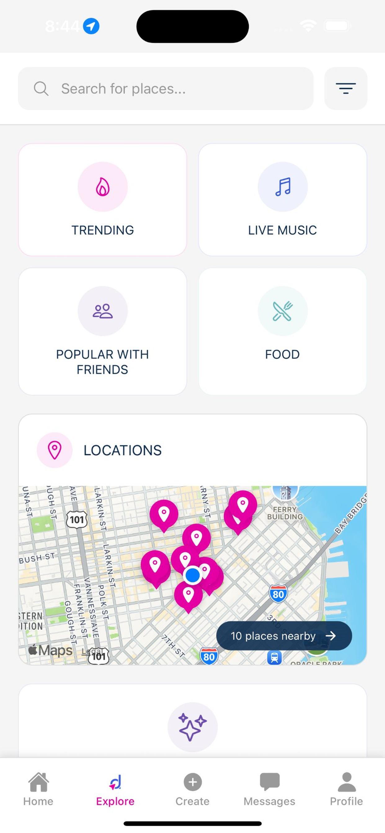 Home feed